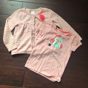 Girls Gymboree sweater set